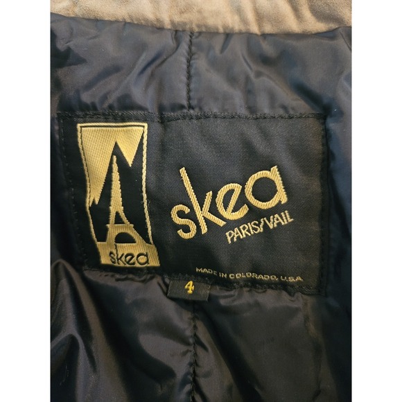 Skea Paris/Vail Women's Vintage Parka Ski Snow Jacket Size 4 Brown Faux Suede - Picture 12 of 16
